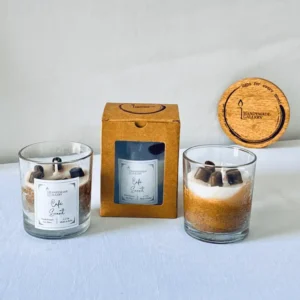 Coffee-Inspired Glass Jar Candle – 7Oz